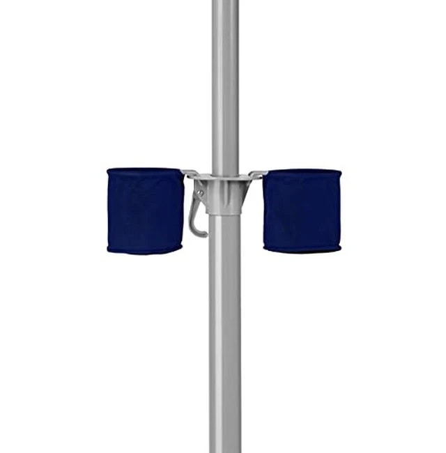 Alt view image 3 of 5 - Ultimate Portable Sun Shade Umbrella Lightweight Adjustable Outdoor Patio & Beach Umbrella with Tripod Base (Navy)