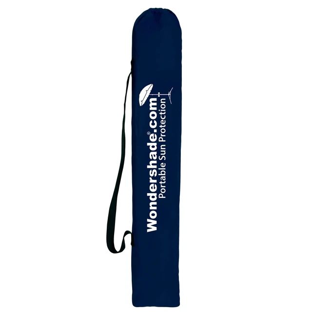 Alt view image 2 of 5 - Ultimate Portable Sun Shade Umbrella Lightweight Adjustable Outdoor Patio & Beach Umbrella with Tripod Base (Navy)