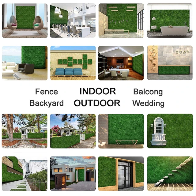 Alt view image 7 of 7 - 12 Pieces 20"x 20" Artificial Boxwood Panels Topiary Hedge Plant | Boxwood Panels Privacy Hedge Screen Sun Protected Suitable for Outdoor, Indoor, Garden, Fence, Backyard and Decor