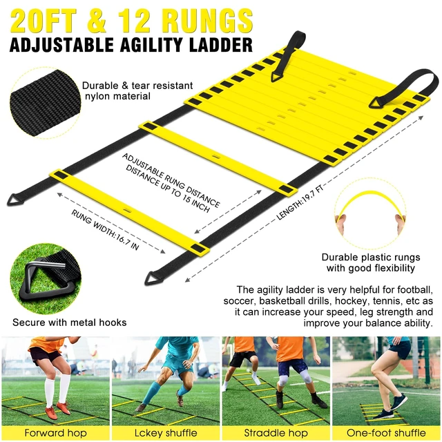Alt view image 5 of 6 - Kids Soccer Goals for Backyard Set- 2 of 6X4/ 4X3 ft Toddler Soccer Goal Training Equipment with Soccer Ball, Ladder, Pop Up Soccer Net for Kids Age 3-5 4-6 6-8 8-12 10-12 Outdoor Games Sports Gift