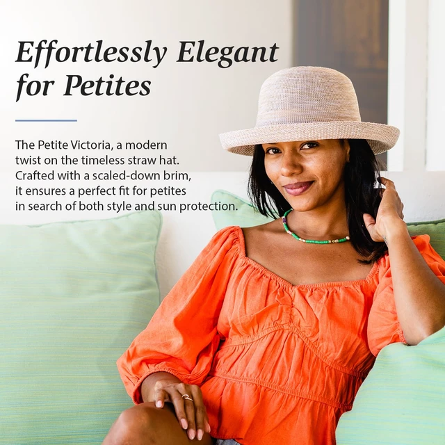 Alt view image 3 of 7 - Womens Victoria Sun Hat Medium (Mixed Camel)| Packable Design, Adjustable Sizing | Sophisticated Style for Parties, Beach & Outdoor