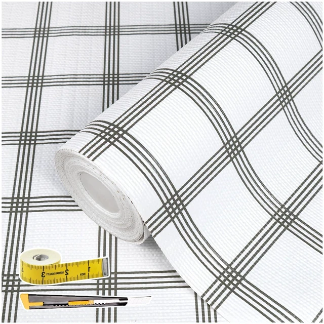 Main image of Drawer and Shelf Liner for Kitchen Cabinet: 23.6 in X 30 Ft Non Slip | Waterproof Shelf Paper Non Adhesive Refrigerator Liners White Square Easy Liners for Bathroom Cupboard