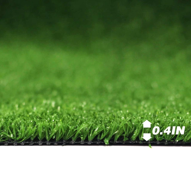 Alt view image 2 of 7 - Artificial Grass Turf Lawn 6FTX10FT, Indoor Outdoor Synthetic Grass | Custom Size,Backyard Patio Garden Balcony Synthetic Fake Faux Grass Rug With Drainage Holes,Party Wedding Christmas