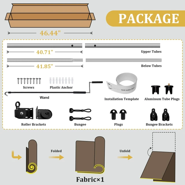 Alt view image 2 of 7 - Outdoor Roller Shades with Splicing Design, 7' W x 8' H Cordless Patio Roll Up Blinds, Exterior Shade Cloth Roll for Porch, Gazebo, Pergola, Balcony, Gray
