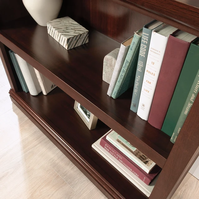 Alt view image 3 of 6 - Miscellaneous Storage 2-Shelf Bookcase/ book shelf, Select Cherry finish