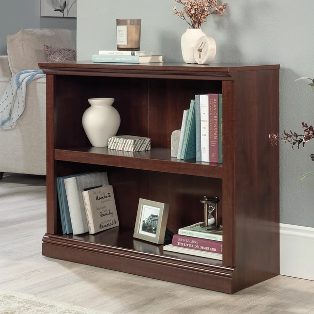Alt view image 2 of 6 - Miscellaneous Storage 2-Shelf Bookcase/ book shelf, Select Cherry finish