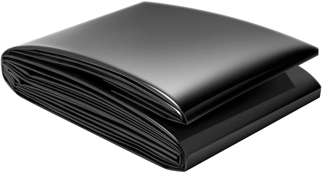 Main image of 20 x 25 Feet Pond Liner for Koi Ponds, Aquaculture and Water Garden | 14.5 Mil Durable LLDPE Pond Liners, Black