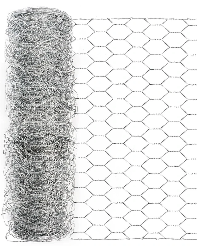 Main image of Chicken Wire Mesh, 1-Inch Poultry Netting Fence, 72 in x 100 ft | Versatile poultry netting for garden fences, animal barriers, chicken or rabbit enclosures, pet areas, and crafts.