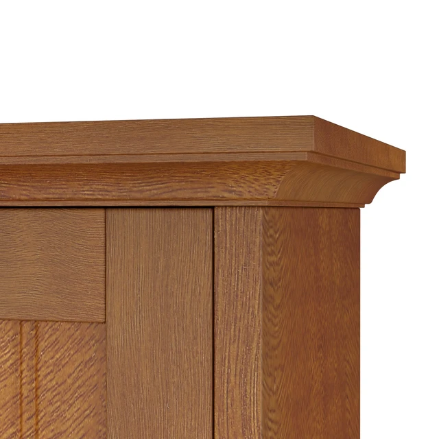 Alt view image 4 of 6 - Bathroom Wall Cabinet with 2 Doors, Over The Toilet | 8.8"D x 21.1"W x 24"H, Medicine Cabinet, Adjustable Shelves, Cupboard, Walnut