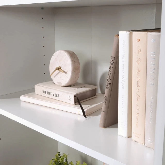 Alt view image 6 of 7 - Beginnings 5-Shelf Bookcase, Bookshelf with Adjustable Storage Shelves, in Soft White