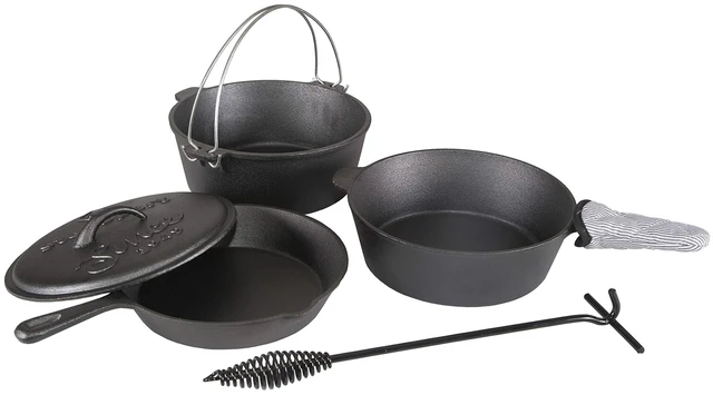 Main image of Pre-Seasoned Cast Iron Cook Set 6 Piece Set (16903)