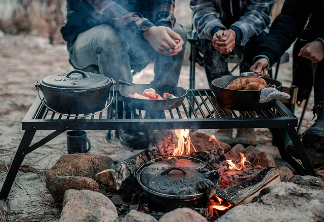 Alt view image 2 of 7 - Pre-Seasoned Cast Iron Cook Set 6 Piece Set (16903)