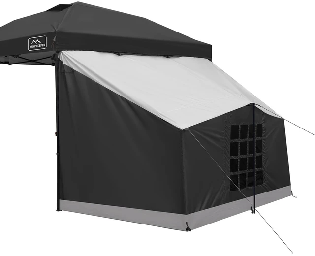 Main image of Side Tent, Camping Tent for 10' x 10' Pop Up Canopy | Easy Set Up Gazebo, Compatible with 10' Wide Canopy Tent(Canopy Not Included), with Mesh Window for Camping, Storage