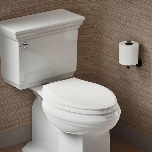 Alt view image 2 of 7 - CACHET® Nightlight Soft Close Toilet Seat Elongated, ReadyLatch®, Grip-Tight Hardware, White