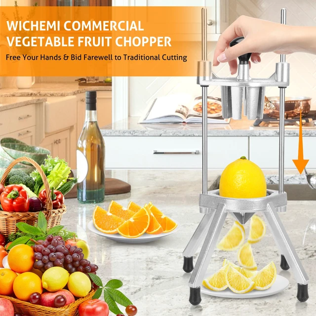 Alt view image 7 of 7 - Commercial Lemon Cutter Lime Slicer 8-Wedges Citrus Lemon Wedger | Commercial Lime Cutter, Citrus Slicer, Easy Wedger, Lemon Chopper Machine, 420 Stainless Steel Blade, For Home Bar Restaurant