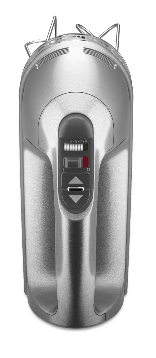 Alt view image 3 of 4 - 9 Speed Hand Mixer, KHM926, Contour Silver | 9 Speeds, Pro whisk attachment, Stainless Steel Turbo Beater II for ideal mixing, dough hook, Dishwasher-safe accessories