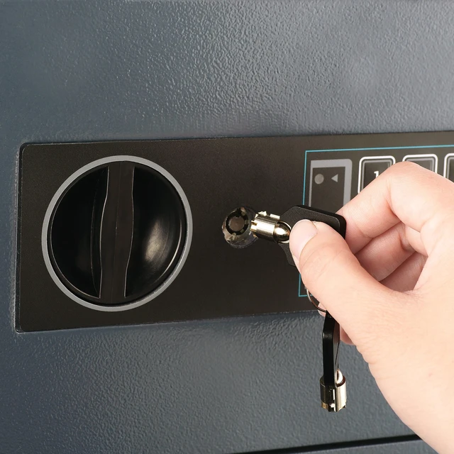 Alt view image 4 of 7 - Digital Compact Steel Money Security Box with Keypad - Deposit Cash Easily For Home or Business by Paragon Safe - Black, .54 Cubic Feet