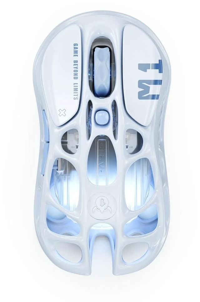 Main image of Mercury M1 Pro Gaming Mouse, 78g Lightweight Magnesium Alloy, 26,000 DPI, PAW3395DM Sensor, 5 Programmable Buttons, Support Wired/2.4GHz/BT, Up to 200 Hours Battery Life
