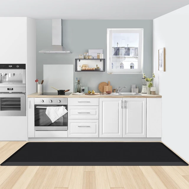 Alt view image 6 of 6 - 0.8" Thick Kitchen Mat Cushioned Anti Fatigue Rug Comfort Floor Mats | Water-Resistant, Non-Slip, Easy to Clean Comfort Floor Mat for Kitchen, Sink & Office, Multiple Colors & Sizes, 72" x 22"