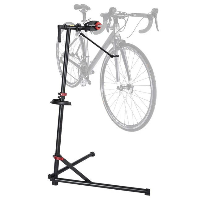 Alt view image 7 of 7 - Bike Repair Stand with Cleaner, Shop Home Bicycle Mechanic Maintenance Rack | Welded Head Height Adjustable for EBIKE Mountain Bikes and Road Bikes