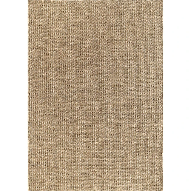 Alt view image 2 of 7 - Easy Jute Rugs 5x7 Natural Color Living Room Indoor Outdoor Area Rug for Farmhouse Patio and Kitchen Rug High Traffic Washable Easy to Clean Solid Boho Woven Design Outside Carpet (5 x 7)