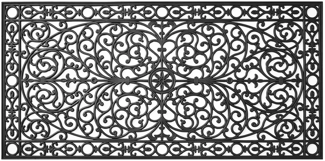 Main image of Gatsby Rubber Doormat, 3' x 6', Black