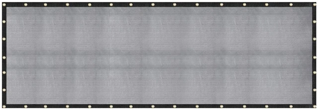 Main image of 12 X 24 FT 60-70% Heavy Duty Mesh Tarp Shade Cloth | Black HDPE UV Resistant Brass Grommets Sun Protection for Greenhouse Garden Pergola Patio Pools Dump Truck Fence