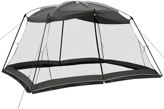 Main image of Screen House Canopy Tent 13'x 9' | Sun Shade, Shelter, Camping, Outdoor Activities, Shale Gray