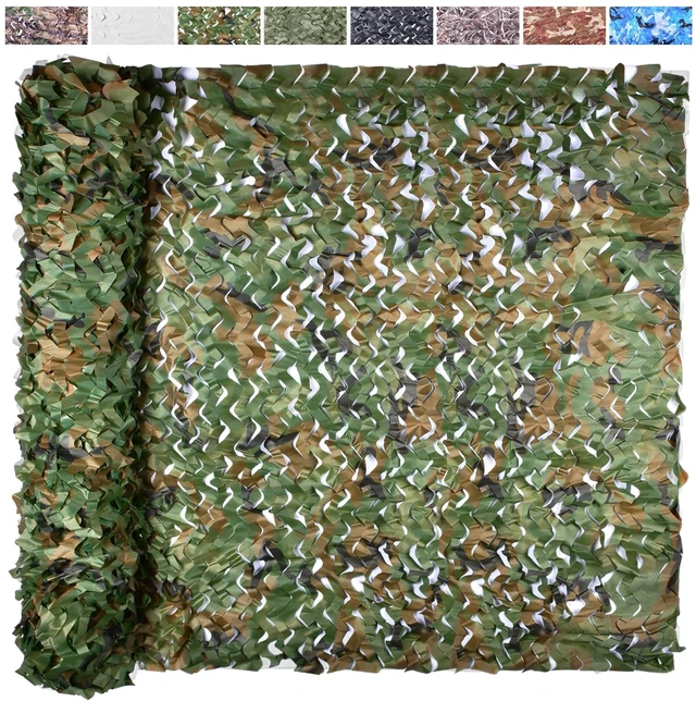 Main image of Party Decor Camouflage Netting Dinosaur Birthday Theme Camo Tarp Sheerness Camo Netting for Hunting Blind Deer Stand Canopy Cover (Woodland Camo, 19.7ftx19.7ft, 6m*6m)