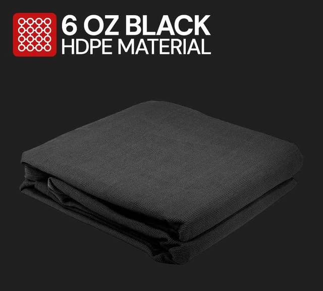Alt view image 5 of 7 - 12'x26' Black 70% Shade Mesh Tarp for Outdoor w/Grommets - 6 Oz Extra Durable Heavy Duty Mesh Tarps for Dump Truck, Rolloff Trucks - Mesh Shade Net Cloth for Sun, Plant, Patio