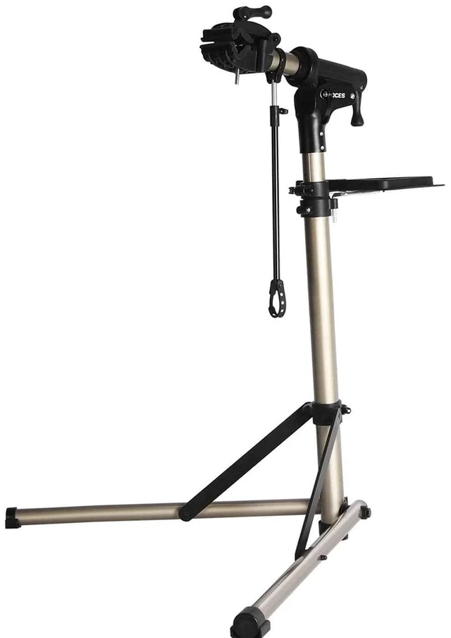 Main image of Bike Repair Stand -Shop Home Bicycle Mechanic Maintenance Rack | Bike Workstands for Mountain Bike and Road Bike (rs100) (A: Champagne)