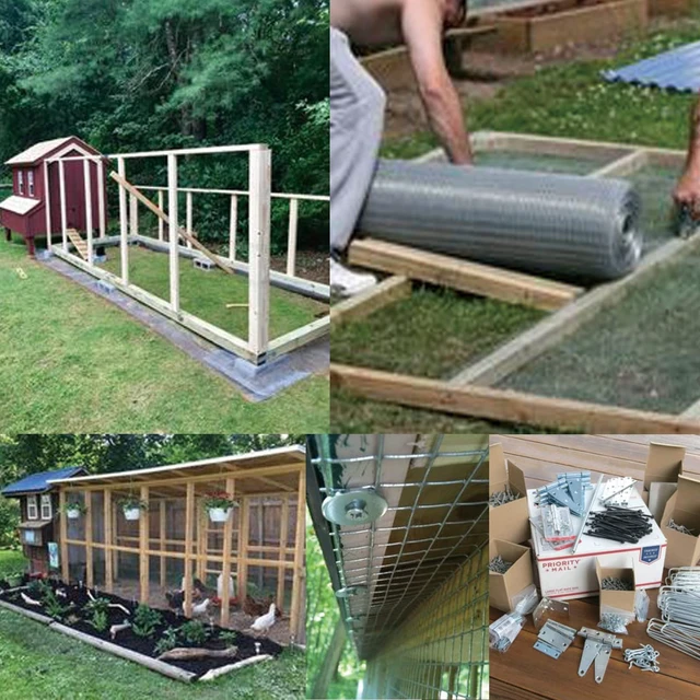 Alt view image 4 of 7 - 1/4in Galvanized Hardware Cloth 48" x100' 23 Gauge | welded mesh with uniform openings and strong welds for Chicken Coop, Garden Fence, Gopher Barrier and Animal Enclosure