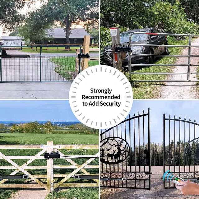 Alt view image 2 of 7 - ET24 Automatic Electric Gate Lock | For 24VDC Swing Gate Opener System, Safe, Security, Easy DIY, Weather Resistant