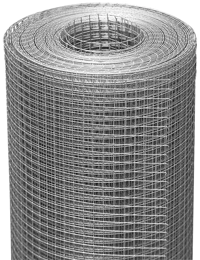 Main image of Hardware Cloth 1/2 inch Chicken Wire Fencing 48 x 100 Ft 19-Gauge | Hot-dip Galvanized After Welding Chicken Wire Mesh Roll Rat Wire Gopher Mesh Garden Fencing