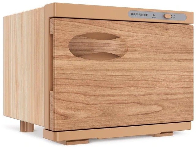 Main image of Towel Warmer Cabinet, 8L Hot Spa Small Towel Warmer Heating Use for Facial Spa, Hair Beauty, Salon Equipment and Home - Wood-like