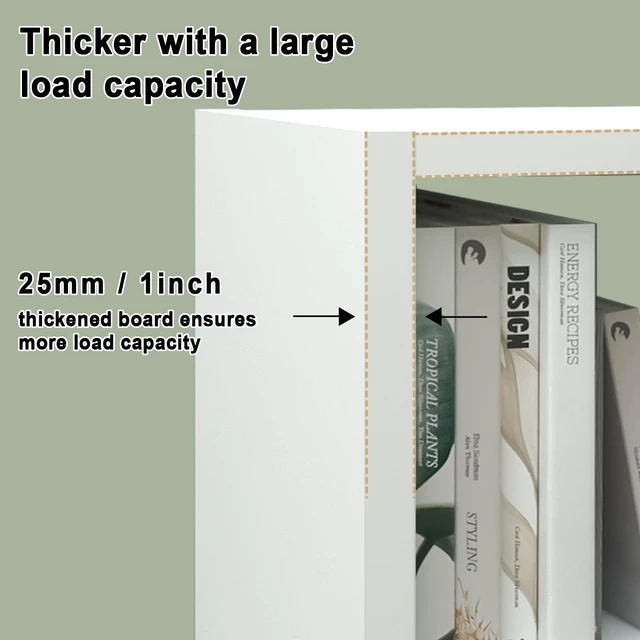 Alt view image 6 of 7 - 6 Cube Storage Organizer Shelf, White, 11inch | 2026 Wooden Thick Frame, Anti-Tipping Kits, Reversible Open Back Bookcase, Horizontal and Vertical Dual-use