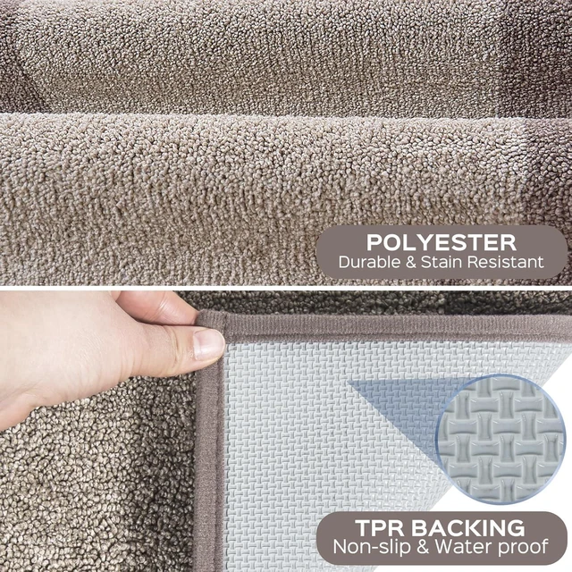 Alt view image 3 of 7 - Runner Rug 24" x 96" for Kitchen, Floor, Hallway, Roll Packing | Non Slip, Machine Washable, Dirt trapping, Absorbent, Quick Drying, for Entryway, Bedroom, Bathroom, Door