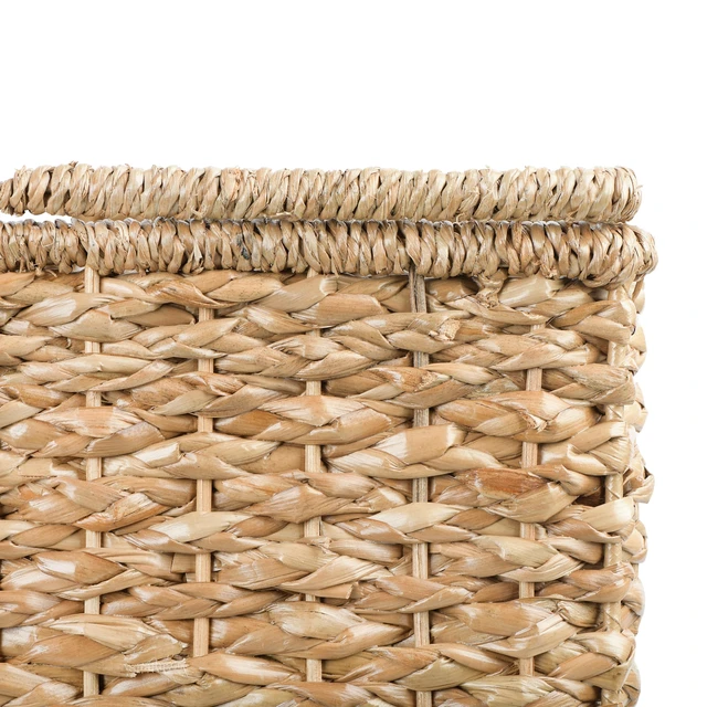Alt view image 5 of 7 - Woven Bankuan Rope Stair Basket with Handles, Natural
