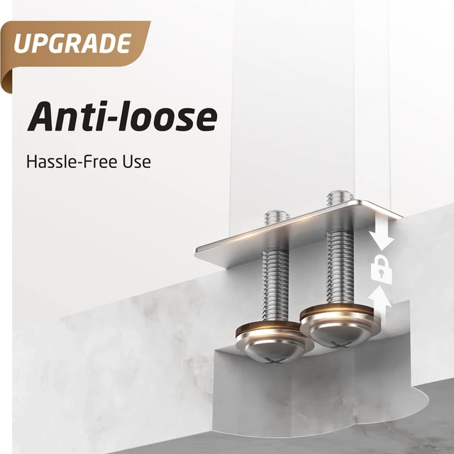Alt view image 7 of 7 - Standing Towel Racks for Bathroom 2-Tier, Floor Towel Rack Stand with Heavy Marble Base, Upgrade Steady Freestanding Design, Pro-Grade 18/8 Stainless Steel Brushed Finish, BTH217-2