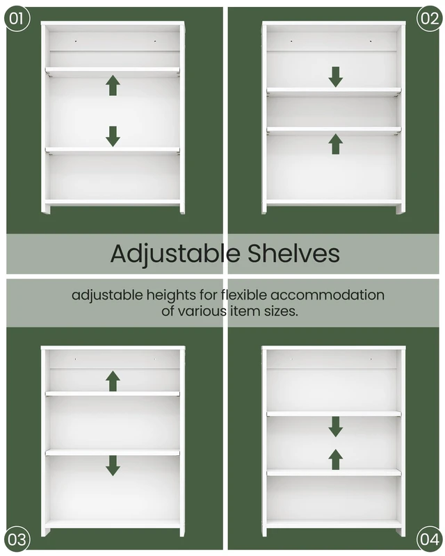 Alt view image 6 of 7 - Bathroom Medicine Mirror Cabinet, 17.7'' x 23.6'', Wall-Mounted Bathroom Vanity with Mirror, Bathroom Medicine Cabinet with Storage Function, Hanging Storage Cabinet, Adjustable Shelves, White