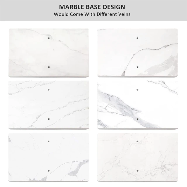 Alt view image 5 of 5 - 40 Inch Standing Towel Rack Double-T Shape Tall Bath Towel Sheet Holder with Marble Design Base for Bathroom Floor Next to Tub or Shower 2 Tier Towel Holder Stand Stainless Steel Brushed Nickel