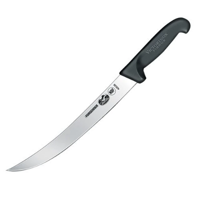 Alt view image 2 of 2 - Fibrox 10-Inch Curved Breaking Knife - Dishwasher Safe and Ergonomic Handle, Black