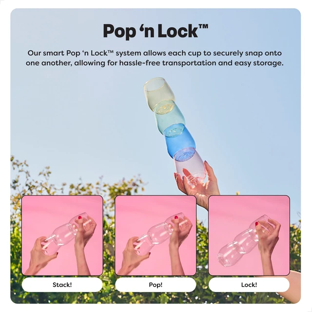 Alt view image 4 of 7 - POP 9oz Flute SET OF 24 Premium Quality, Recyclable, Unbreakable & Crystal Clear Plastic Champagne Glasses