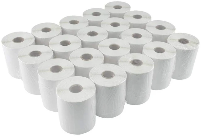 Main image of 5000 4" x 6" Direct Thermal Shipping Labels with 250 Labels/Roll | 20 Rolls, BPA Free, Perforated Easy-Tear, Strong Adhesive, Compatible with Zebra 2844 ZP-450 ZP-500 ZP-505