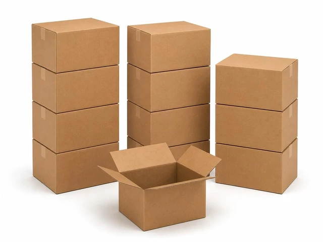 Alt view image 3 of 6 - Large Moving Boxes 20"L x 20"W x 15"H 12-Pack - Corrugated Cardboard Box for Shipping, Mailing, Packing, Packaging and Storage