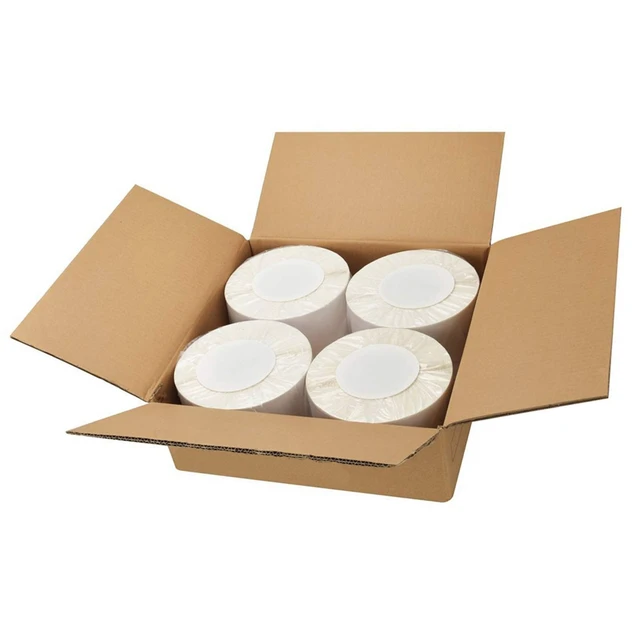 Alt view image 3 of 4 - 4"x 6" Direct Thermal Labels (4 Rolls, 4000 Labels) - 3'' Core, Perforations Between Label - Zebra Compatible