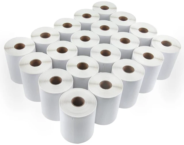 Main image of 4400 4x6 Thermal Shipping Labels, Replacement for DYMO 1744907 | 20 Rolls, 220 Labels Per Roll, BPA Free, White Perforations, Strong Adhesive, Compatible with Rollo, Jadens, Nelko, DYMO 4XL