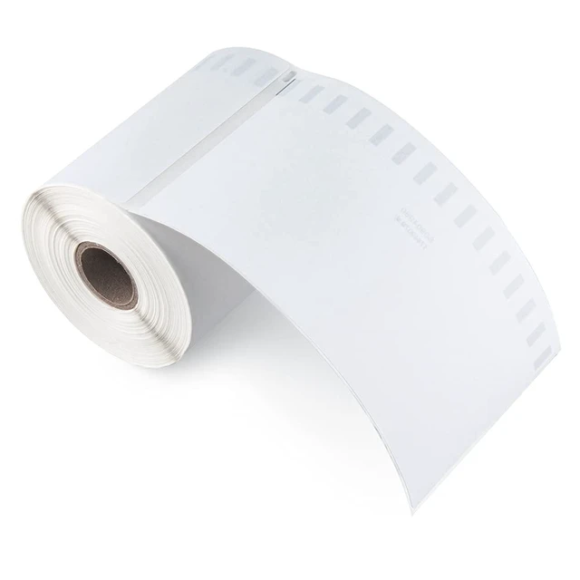 Alt view image 2 of 5 - 4400 4x6 Thermal Shipping Labels, Replacement for DYMO 1744907 | 20 Rolls, 220 Labels Per Roll, BPA Free, White Perforations, Strong Adhesive, Compatible with Rollo, Jadens, Nelko, DYMO 4XL