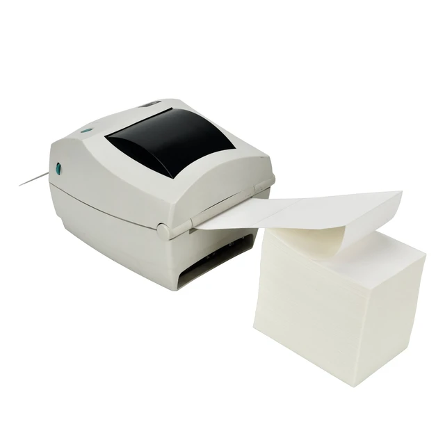 Alt view image 3 of 4 - 4 x 6 Fanfold Labels, 4000 Thermal Shipping Label for FedEx Shipping Label (4 Stack- 4000 Labels)