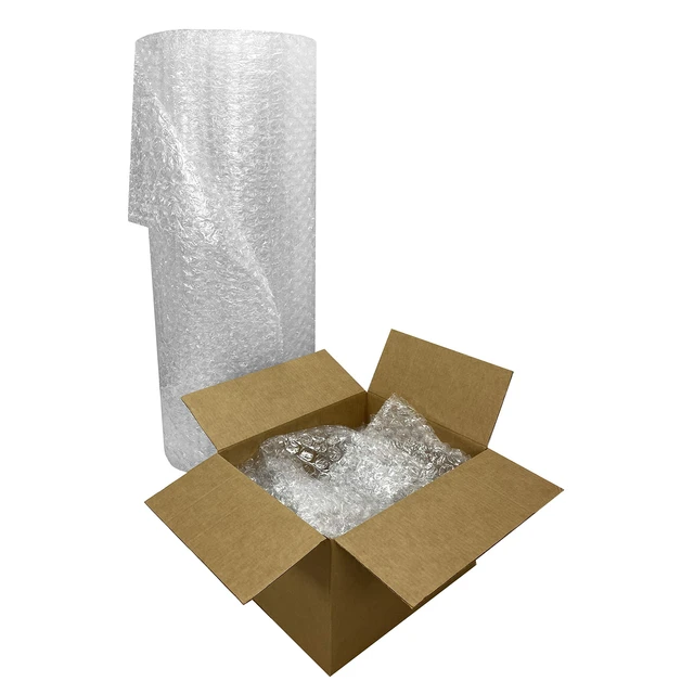 Alt view image 3 of 7 - Bubble Roll Wrap - 48" Wide x 65' - Large Bubbles 1/2" Perforated 12"